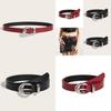 Fashion Women Belt Pu Leather With Needle Buckle For Casual Wear And Denim Styling