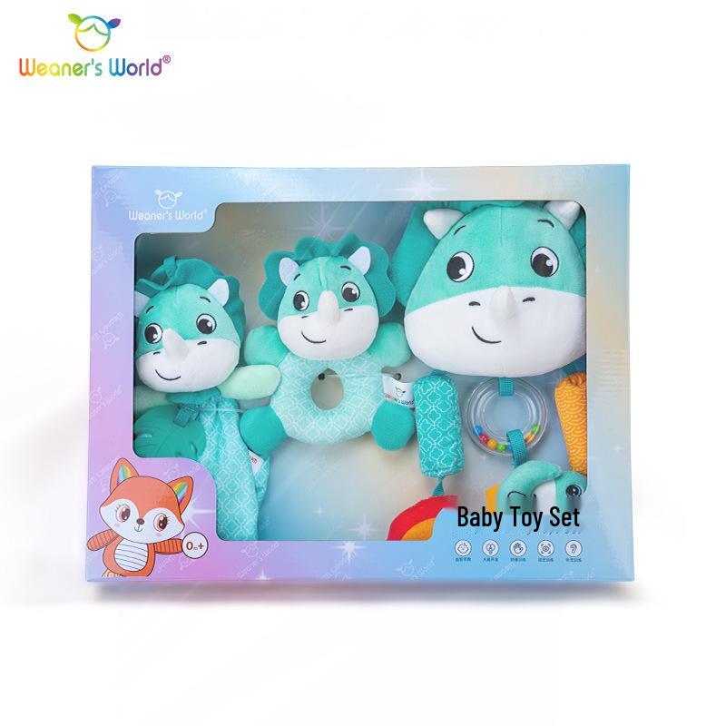 

Dinosaur Newborn Gift Set: Comfort Doll & Rattle