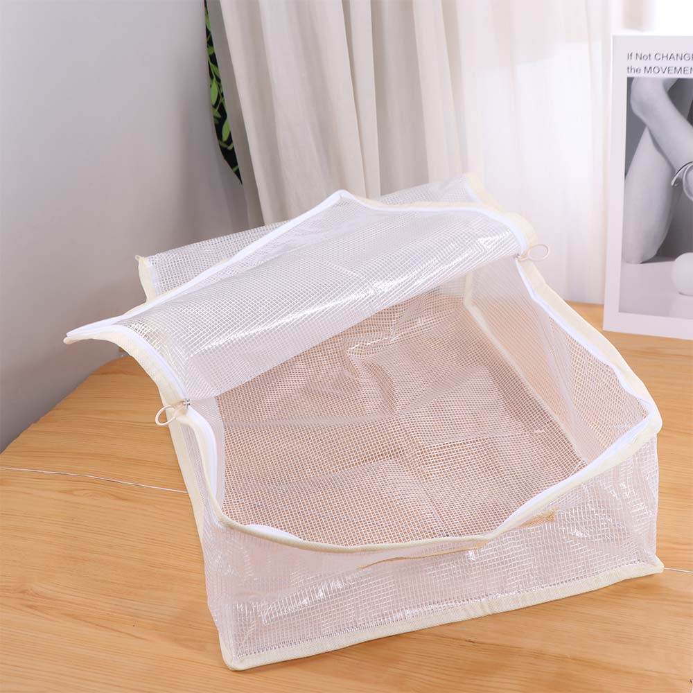 2Pcs Transparent Blanket Pillow Storage Container Large Capacity Blanket Sorting Bags  Wardrobe