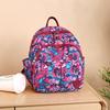 Bedruckter Nylon-Rucksack Studenten-Schultasche Damen Leichter Reiserucksack