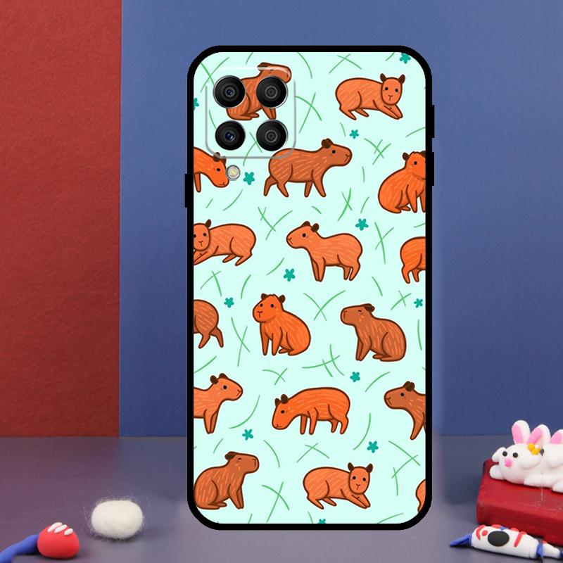 

Capybara lovely animal For Samsung Galaxy M33 M13 M23 M53 M15 M55 M31 M51 M14 M34 M54 M20 M30s M32 M52 Phone Case Samsung M55