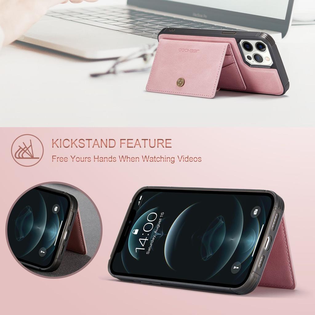 Applicable To iPhone12 Mobile Phone Case 11Pro Retro Magnetic Card Bag Wallet Protective Case 7plus Magnetic Split