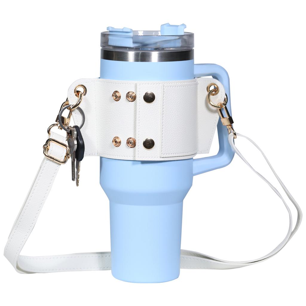 Water Bottle Holder Adjustable Carrier Strap 40oz Cup Accessories Credit Card Holderm