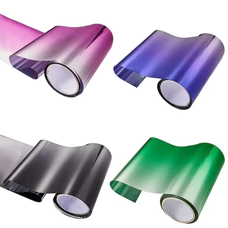 20X150cm Araba Güneşliği Ön Cam Güneşlik Koruyucu Güneş Pencere Filmi Isı Yalıtımı Renk Değiştiren Film Evrensel