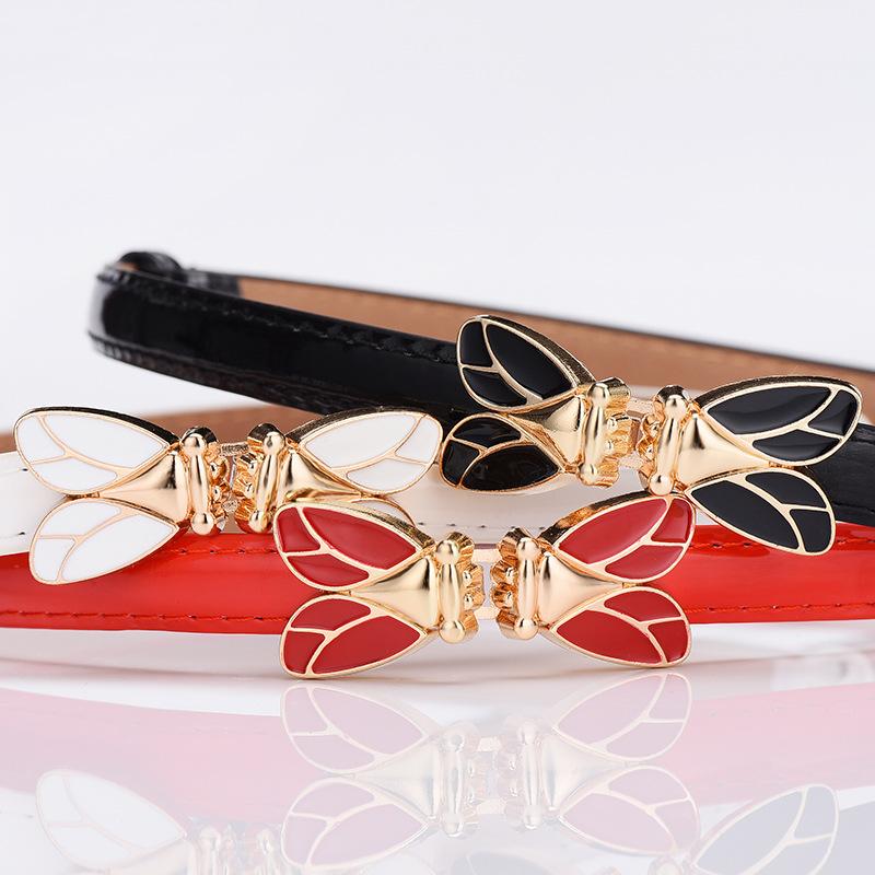 Simple Slim-Fitting Thin Waist Seal Simple Decorative Dress Women'S Student Belt