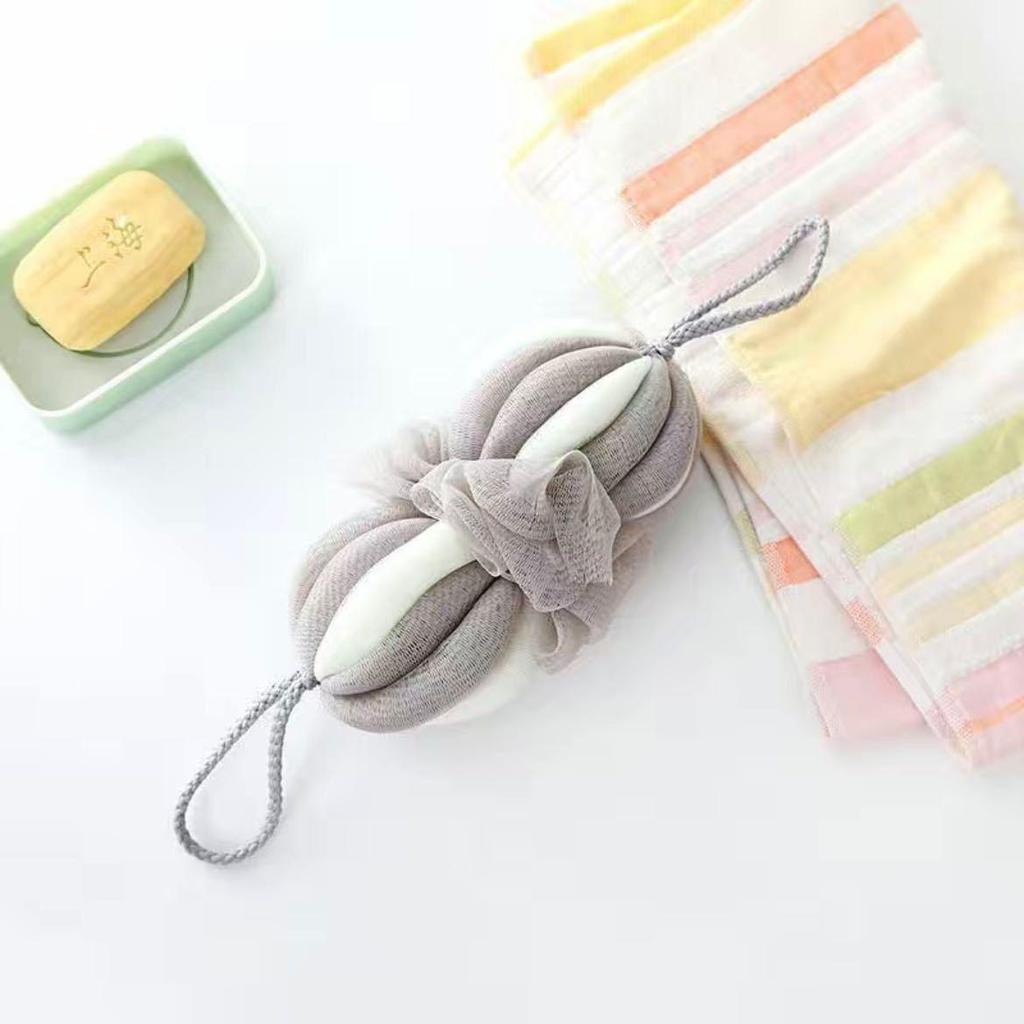 Cute Little Yellow Duck Soft Bristle Bath Brush for Adults & Kids - Long Handle Back Scrubber