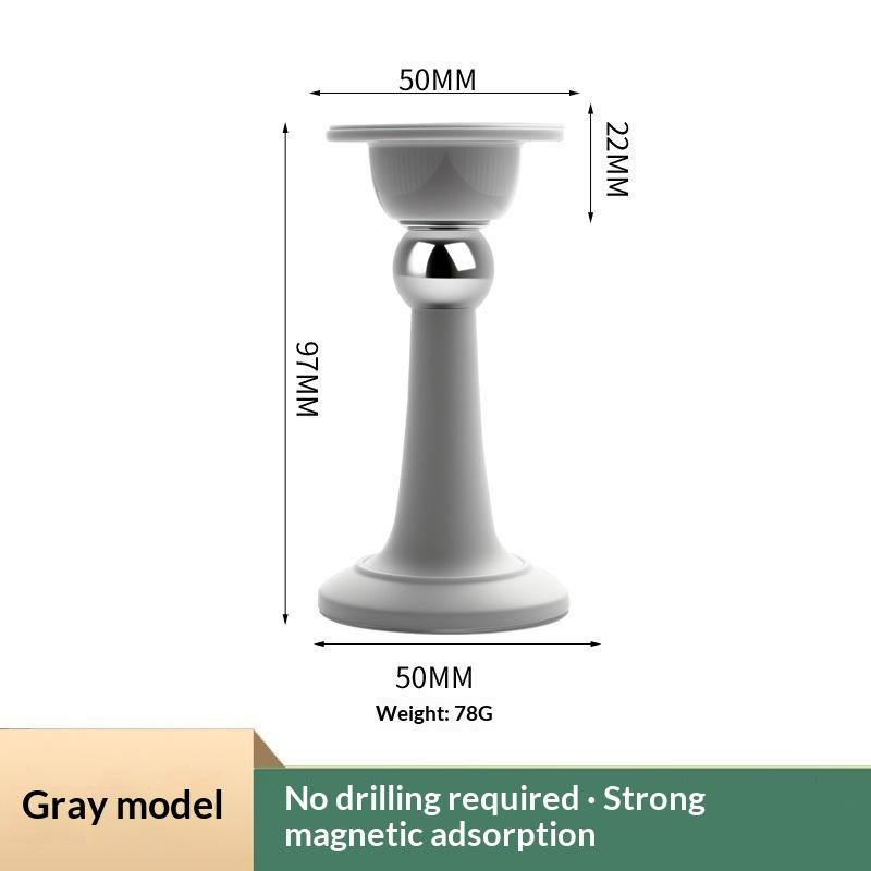 Magnetic Door Stop Strong Magnetic Suction No Drill Self Adhesive Door Holder for Home Bedroom Apartment Dorm Room