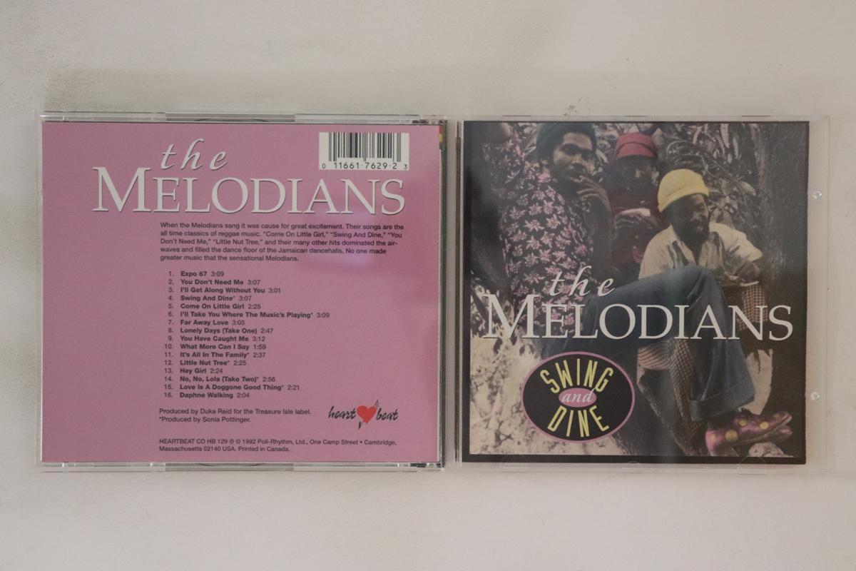 

CD MELODIANS Swing And Dine CDHB129 HEARTBEAT 1992 US Reggae Ska Dub Used