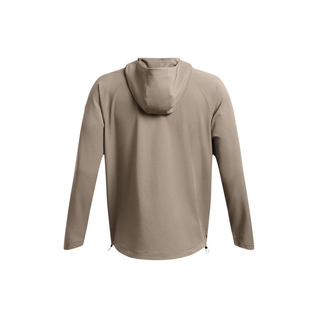 Under Armour UA Unstoppable Solid Waterproof Hooded Long Sleeve Jacket Men Jacket Khaki 1370494-200