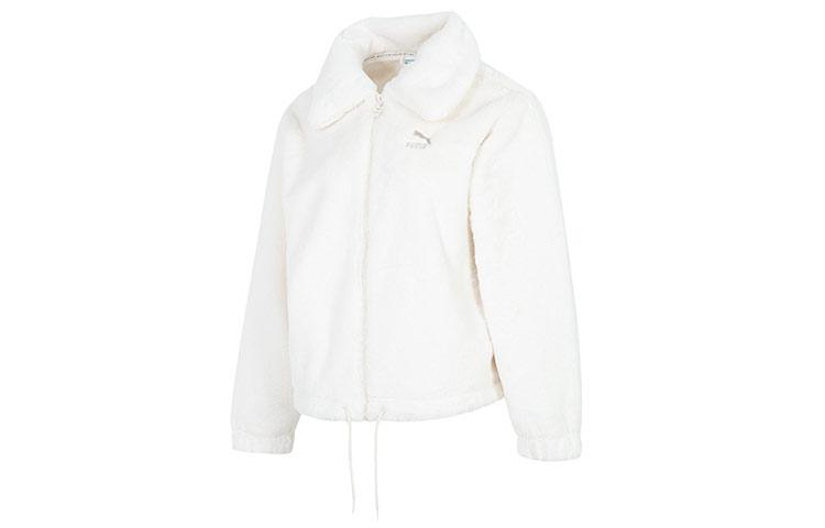 PUMA Jackets Women s White Lapel Thickened Other 537585-65 2XL