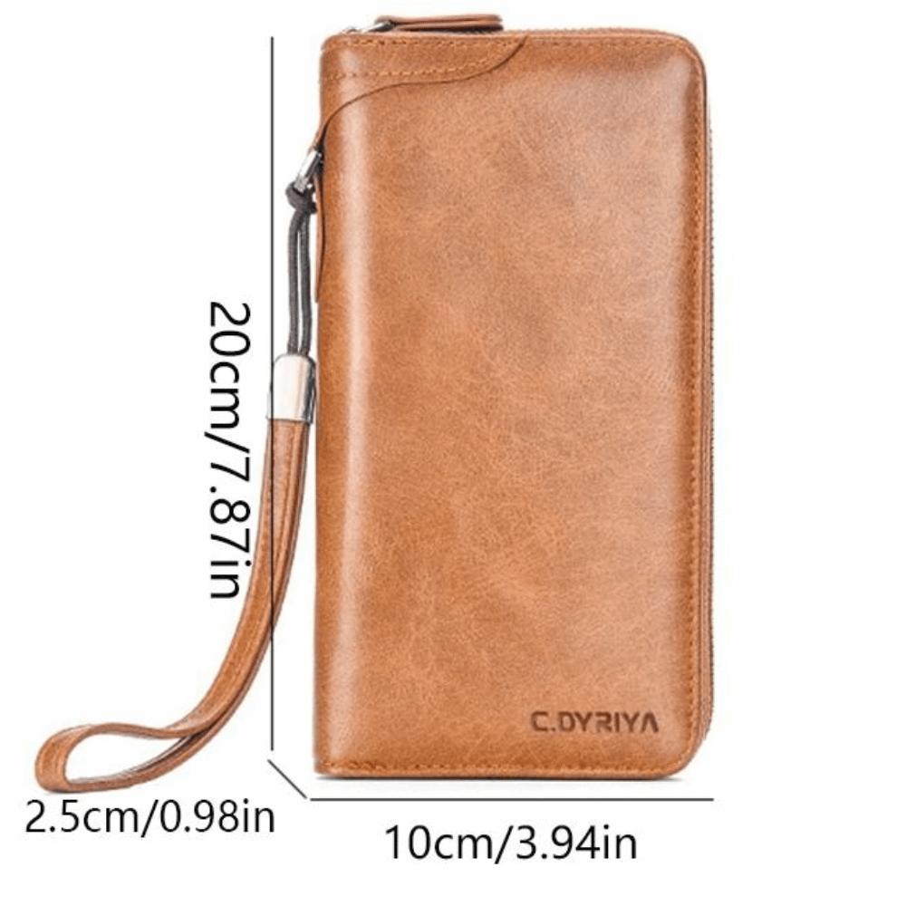 Fashion Purse Long Zipper Wallet Card Brand Coin Purse Business Clutch Bag Large Capacity ID Card Holder Business