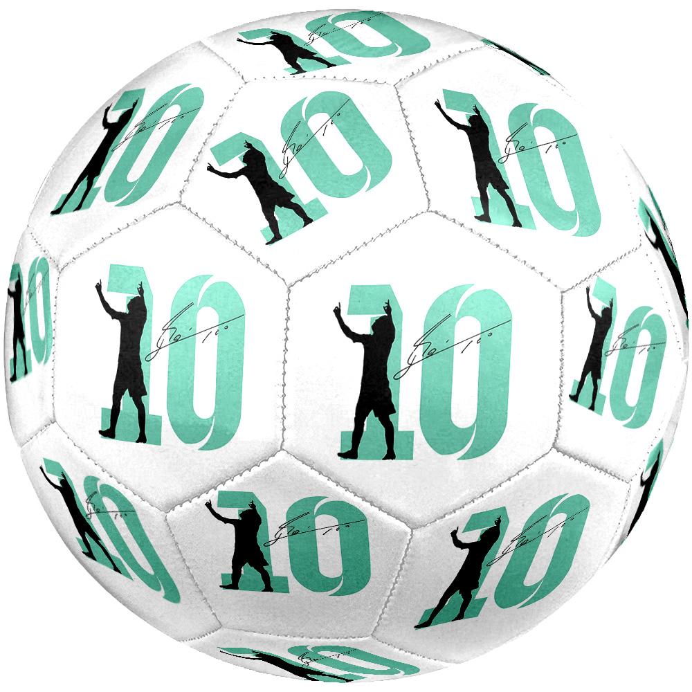 Farbenfrohes Messi-Logo-Design Größe 5 Fußball Maschinengenäht Indoor/Outdoor Training und Spiele für Fußballzubehör
