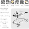 Lipless Crankbait, Rattle Trap Fishing Lures for Freshwater Saltwater, Lipless Crankbaits for Bass Fishing Lure Set for Bass Trout Walleye Redfish