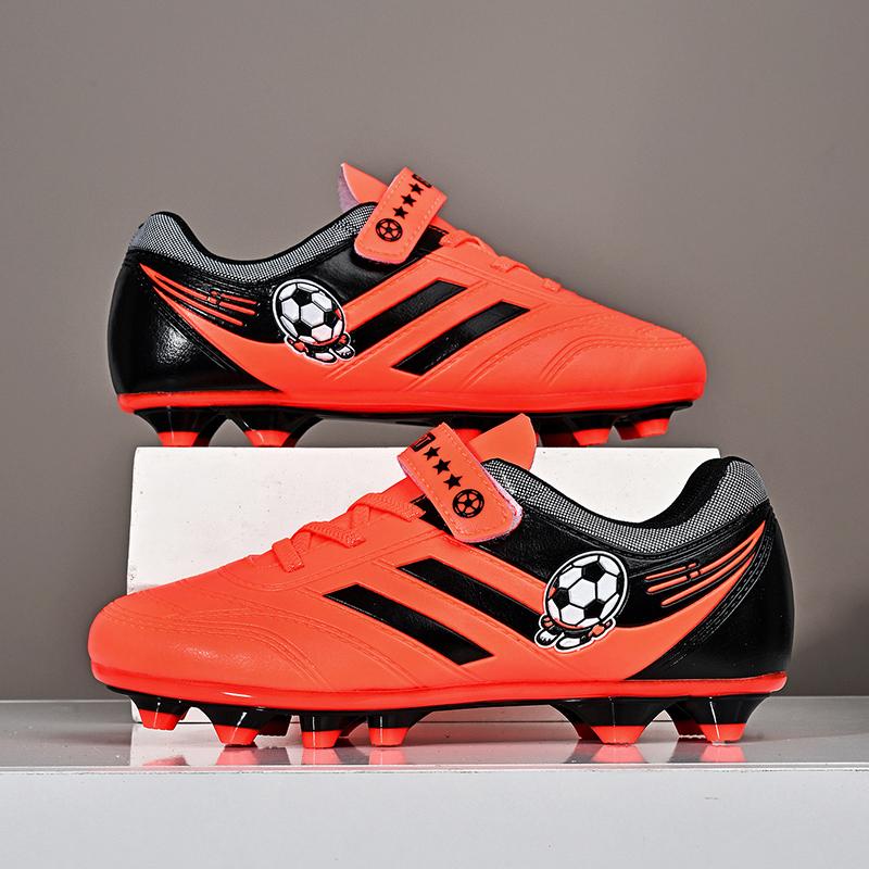 Kids Soccer Shoes Society FG School Football Boots Cleats Grass Sneakers Boys Girls Outdoor Athletic Training Sports Footwear