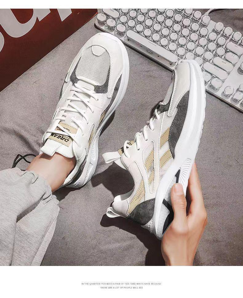 

Men s shoes casual sports shoes new trend mesh soft sole breathable running shoes fashionable simple sports shoes men s 44 жовтий