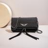New Women's Hand-held Diamond Studded Wing Chain Niche Design Single Shoulder Crossbody Bag