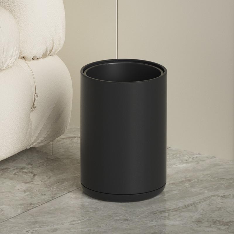 Double Layer Trash Bin Luxury Litter Bins Large Capacity Bathroom Kitchen Dustbins Bedroom Living Room Minimalist Trash Can