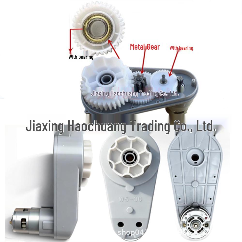 24V RS775 Motor Gearbox for Kids' Ride-on Electric Vehicles