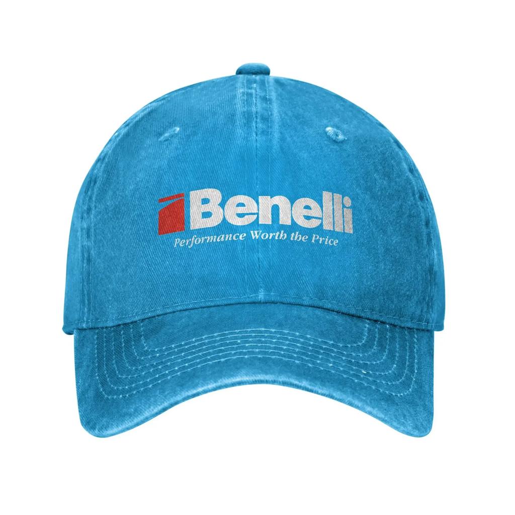 Benellis Baseball Cap Men Women Distressed Cotton Snapback Cap Outdoor Activities Adjustable Fit Hats Cap
