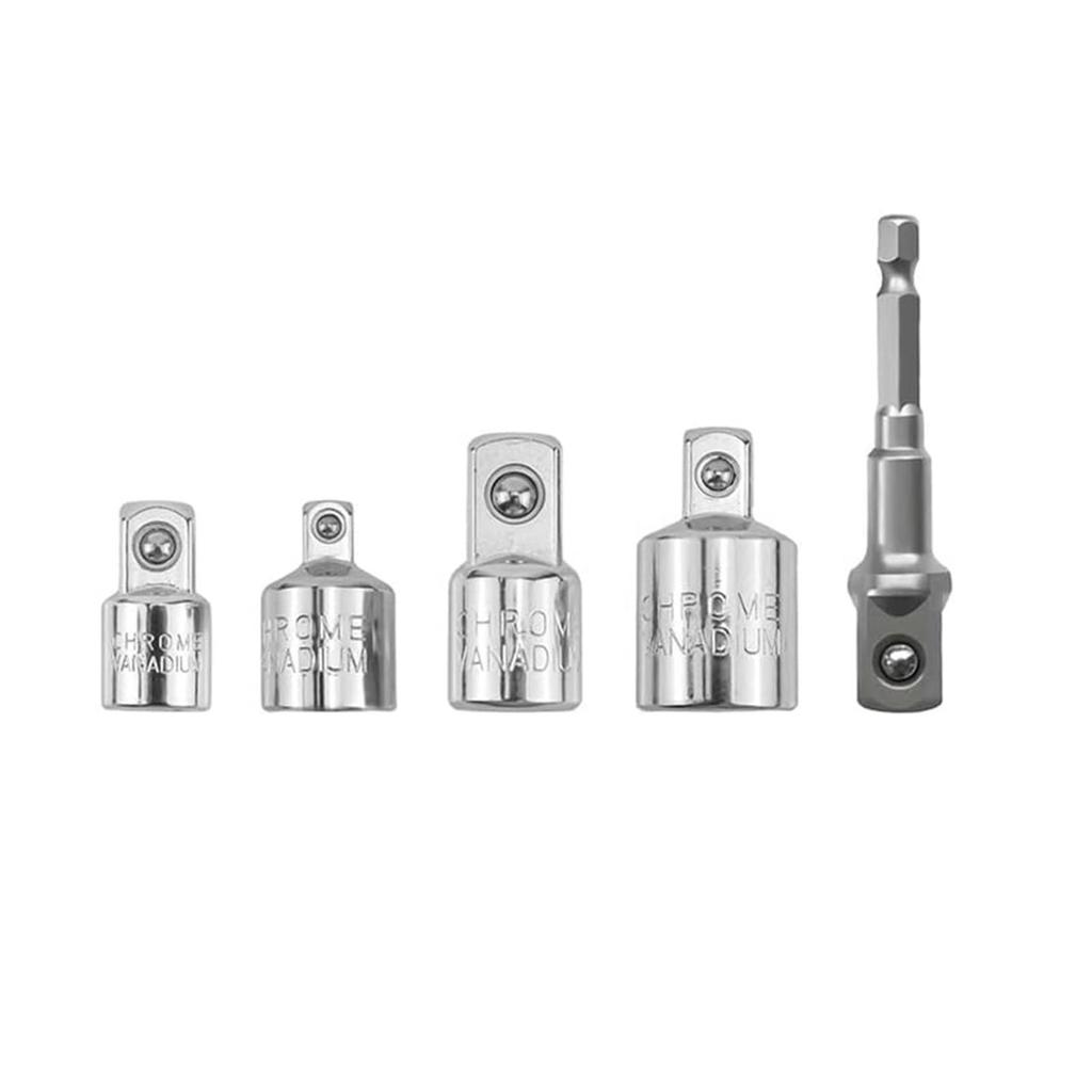 Multifunctional Spanner Extension Wrench Set 1/2 Inch Bit Adapter Compact Design Forward Reverse for Furniture Assembly