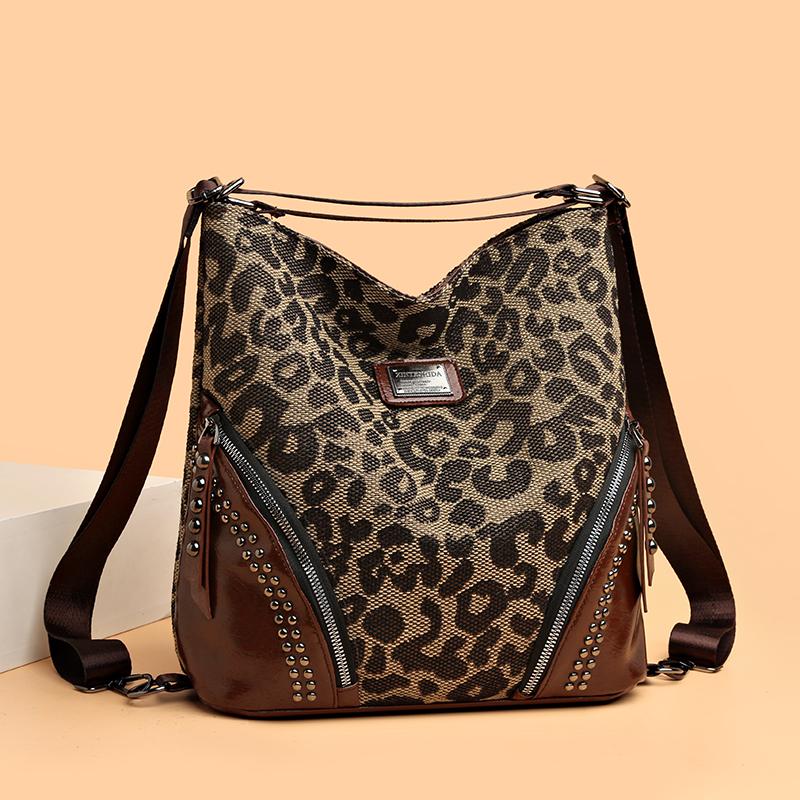2022 New Women Backpack Fashionable Crossbody Bags Ladies Nylon Multipurpose Students Handbags High Quality Cool Girls Satchel