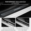 For BMW E90 2005-2012 Made of Alcantara Door Sill Trims Strip Threshold Protect Sticker Car Interior Tuning Decor Accessories