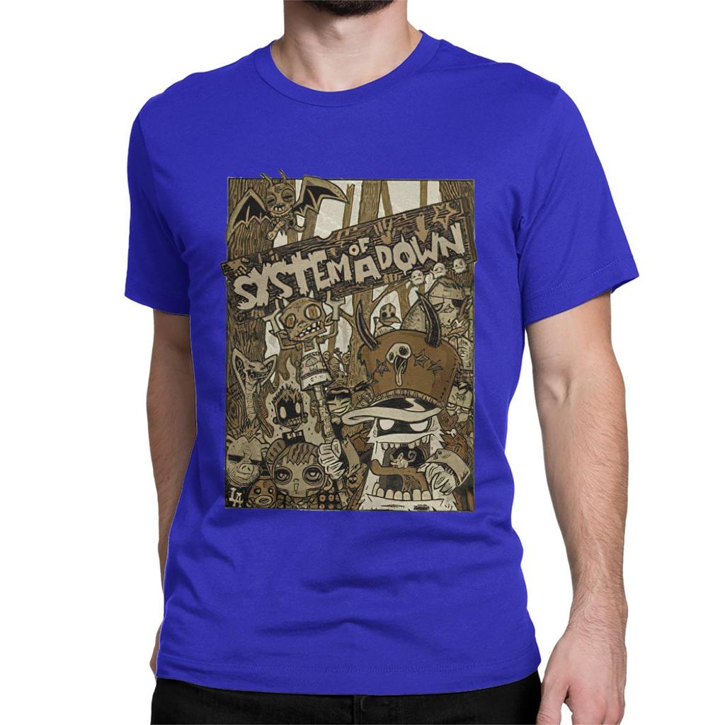 Muži Ženy Trička Systém z péřové hudby Vintage Bavlna Tričko Krátký rukáv Tričko Heavy Metal Tričko s výstřihem Oblečení Nápad na dárek Unisex