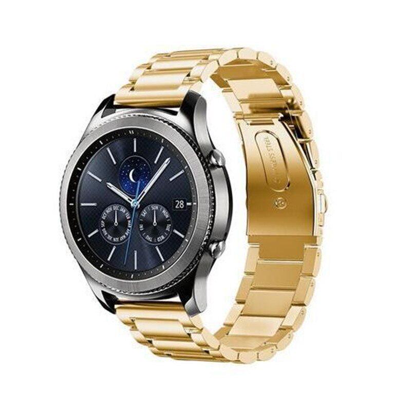 Correa de metal para reloj Samsung Galaxy 3 46mm / 42mm activo 2 Gear S3 S2  Frontier classic stainless steel Band para reloj huawei gt 2/2e / pro  amazfit bip comprar a