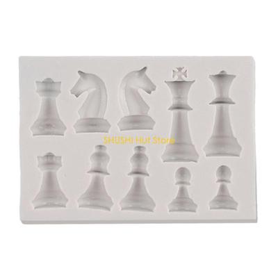 3D Internationales Schach Silikonform Backwerkzeuge für DIY Bastel Dekorationen D57B