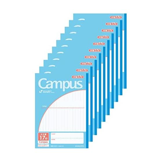 Cuaderno KOKUYO Campus Notebook Purpose B5 Rayado Vertical 17 Líneas 30 Hojas 10 Libros Set No-30M17X10