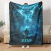 Custom Name "Night Forest Moonlight" Blanket for Couch & Bed, Plush Cozy Fuzzy Blanket Super Soft & Warm Blankets for Fall and Winter. 0908110