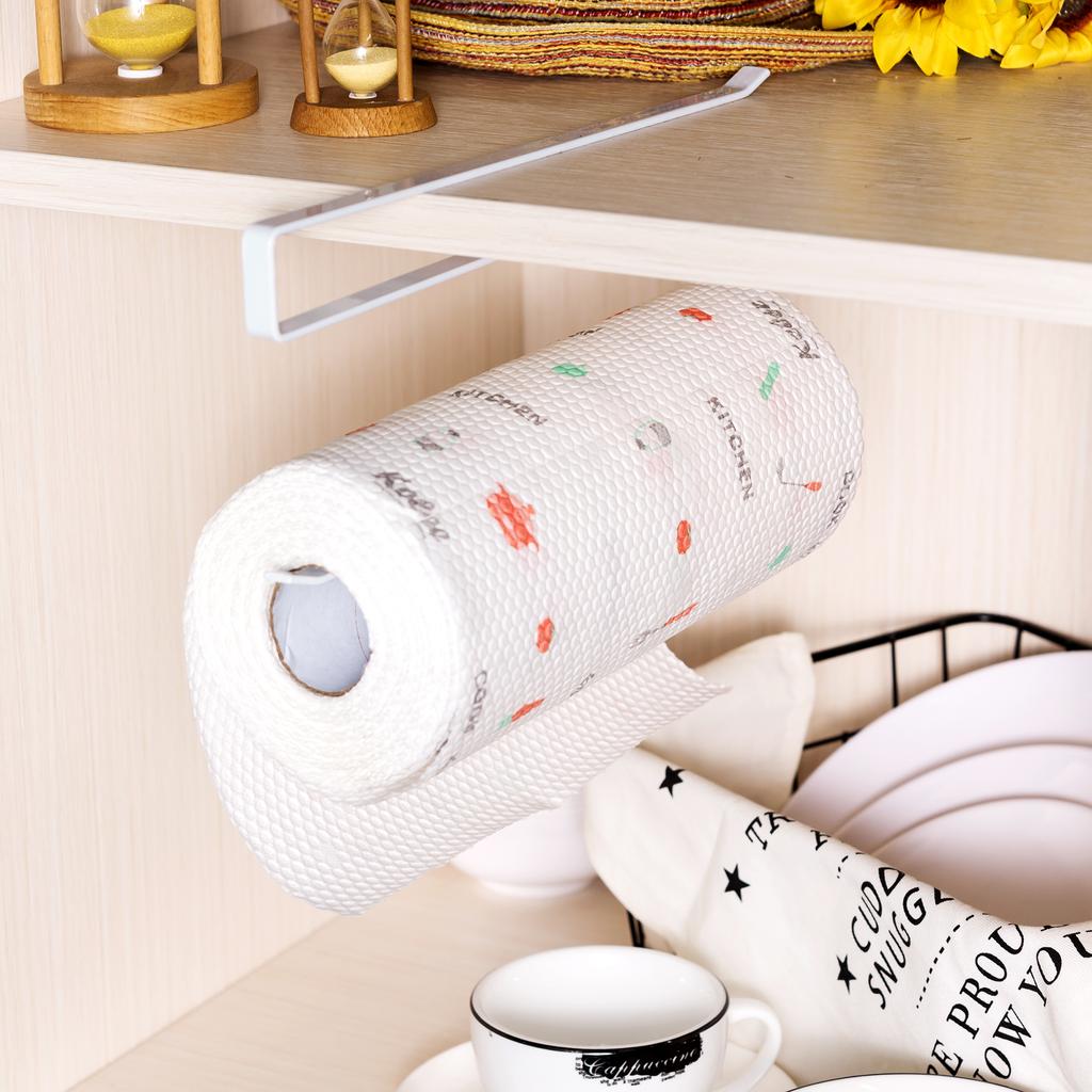Kitchen Paper Holders Sticke Rack Iron Roll Holders for Bathroom Toilet Towel Racks Hangers Home Storage Tissue Shelf Organizer