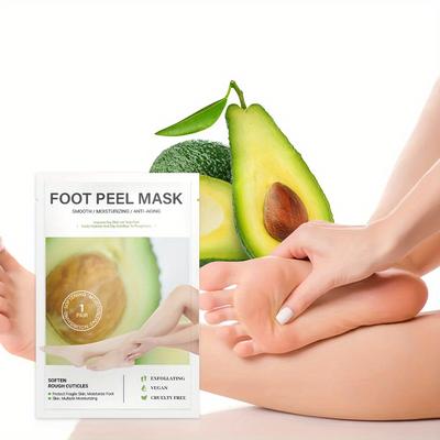 Avokádová maska na nohy Odstraňující odumřelou kůži a hydratující maska na nohy Exfoliační a vyživující péče o nohy