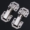 10Pcs Cabinet Hinge 90 Degree 3/4in No-Drilling Hole Cupboard Door Hydraulic Hinges Soft Close With Screws Furniture Hardware