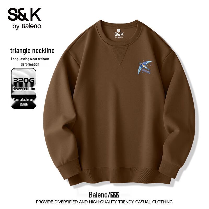 Baleno S&K Men's Crew Neck Graphic Sweatshirt