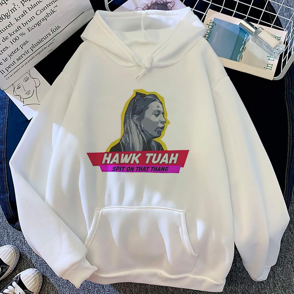 Hawk Tuah hoodies women Winter  anime sweater female anime sweatshirts