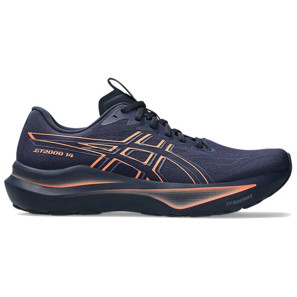 Asics GT-2000 14 Versatile Comfortable Training Running Shoes Men Sneaker Midnight-Blue 1011C056-401