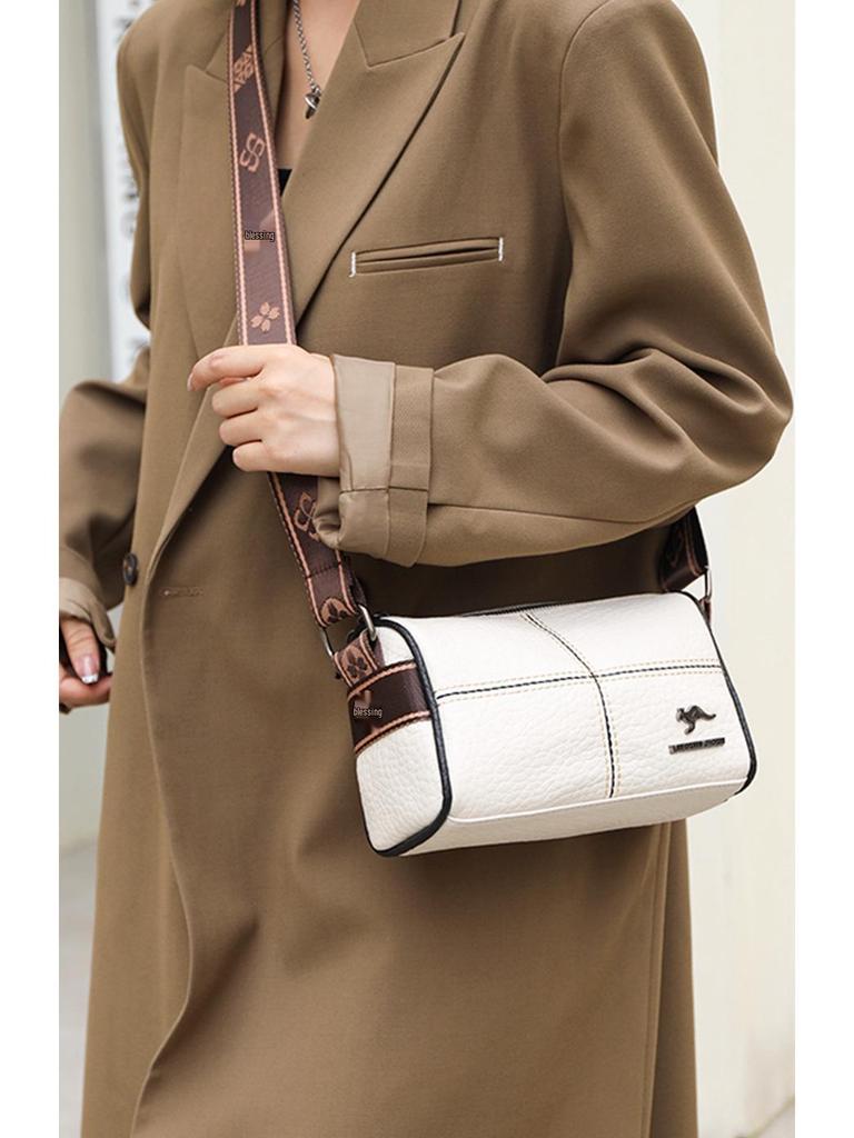 Women's Genuine Leather Crossbody Saddle Bag