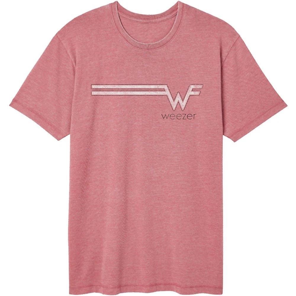 Weezer Striped Logo Officially Licensed Short Sleeve Vintage Wash Children s T-shirt 100
