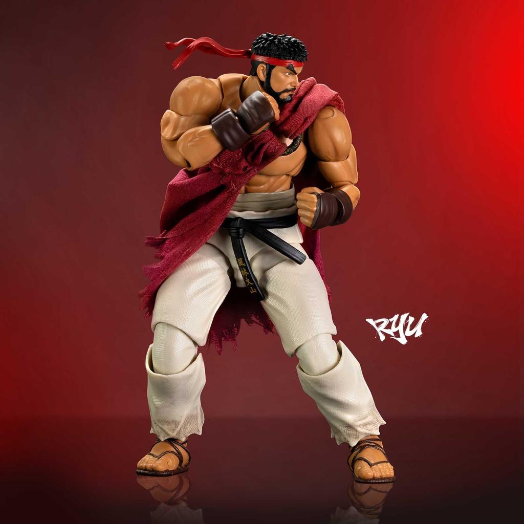 52TOYS FigLite Street Fighter 6 Ryu 1/12 Scale Action Figure - Approximately 15cm Tall, Highly Articulated, Officially Licensed by CAPCOM, Perfect for