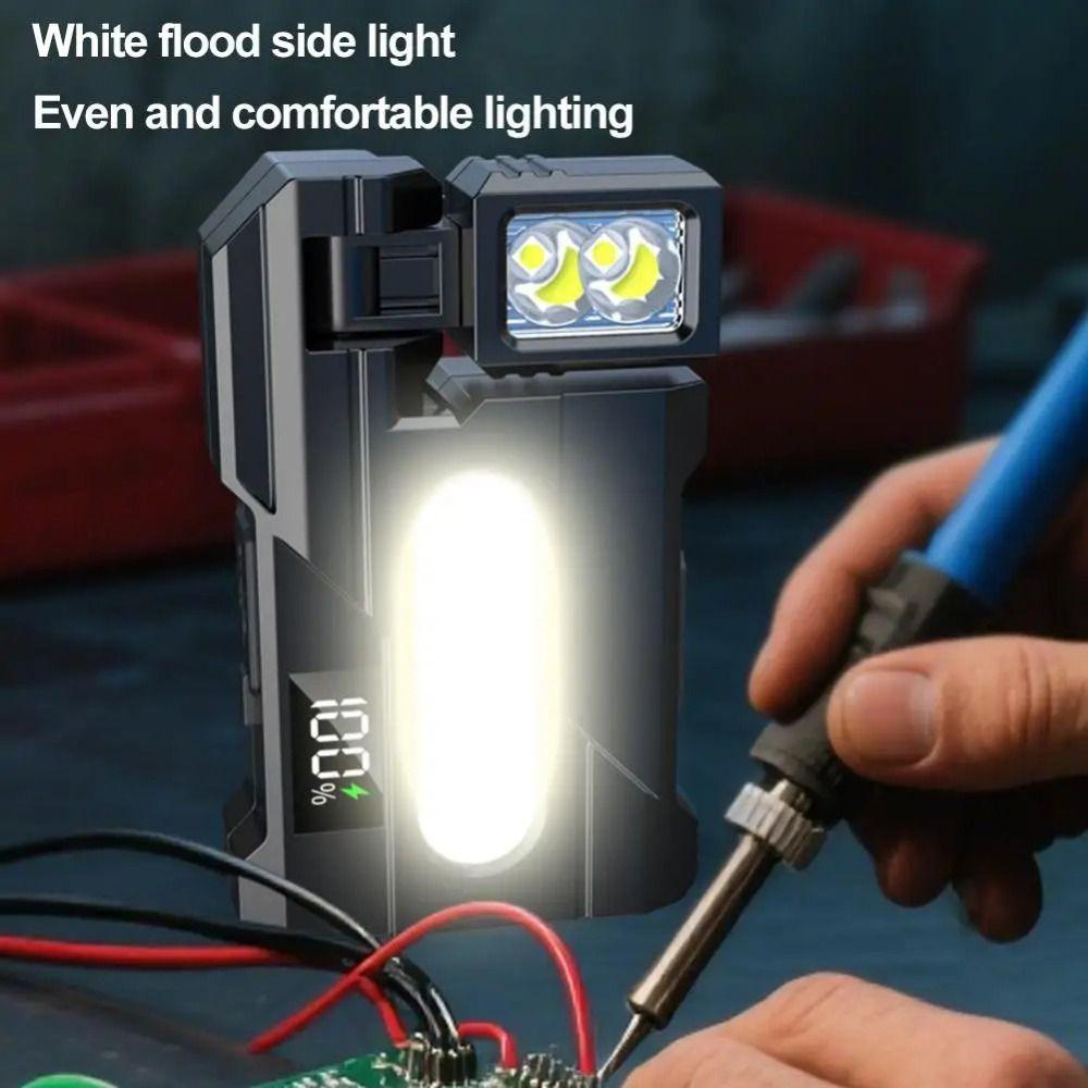 Water Resistant Pocket Camping Light Multi-functional LED Emergency Flashlight  Emergency Rescue