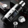 Large Capacity Stainless Steel Vacuum Insulated Water Bottle 316 Thermal Flask with Tea Infuser Leak Proof Portable Sports Bottle for Outdoor Travel
