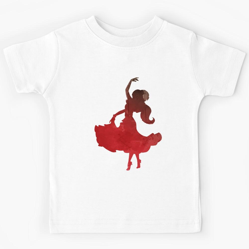 Princess Inspired Silhouette Kids T-Shirt 170