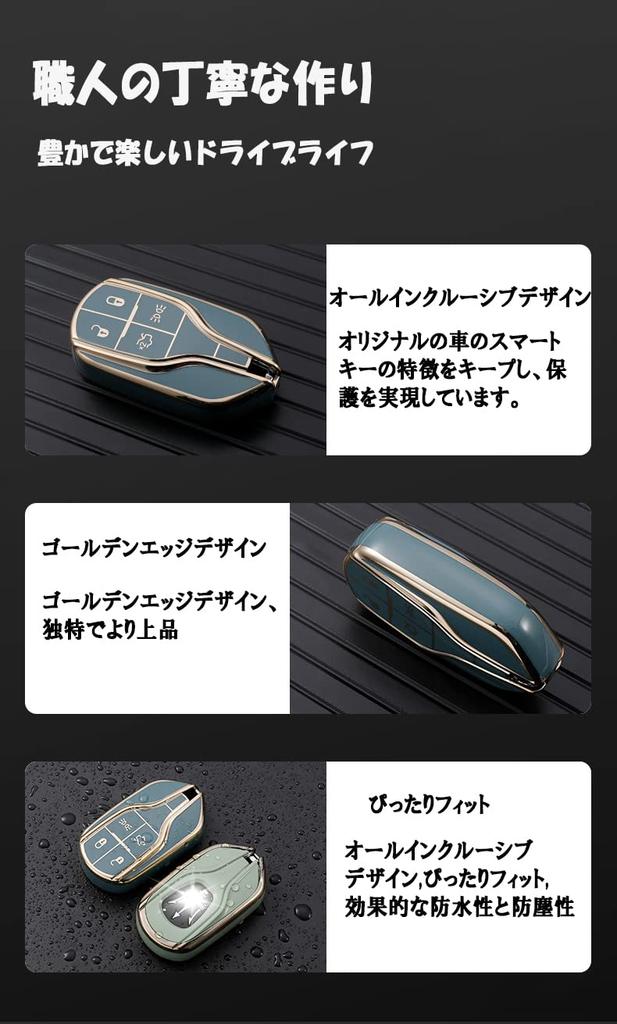 SANRILY Smart Key Case, Key Holder, Key Cover, Key Protection, For Maserati, Ghibli, Levante,