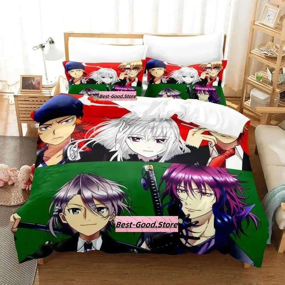 3D Nuovo K project Mikoto Suoh No Blood! Senza Osso! Niente Cenere! Set Biancheria da Letto Stampato con Federa Copripiumino Matrimoniale Queen Super King Size