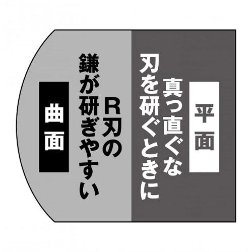Takagi Sickle Whetstone for Curved and Flat Surfaces, Coarse #120/Medium #240, Black, 2008615