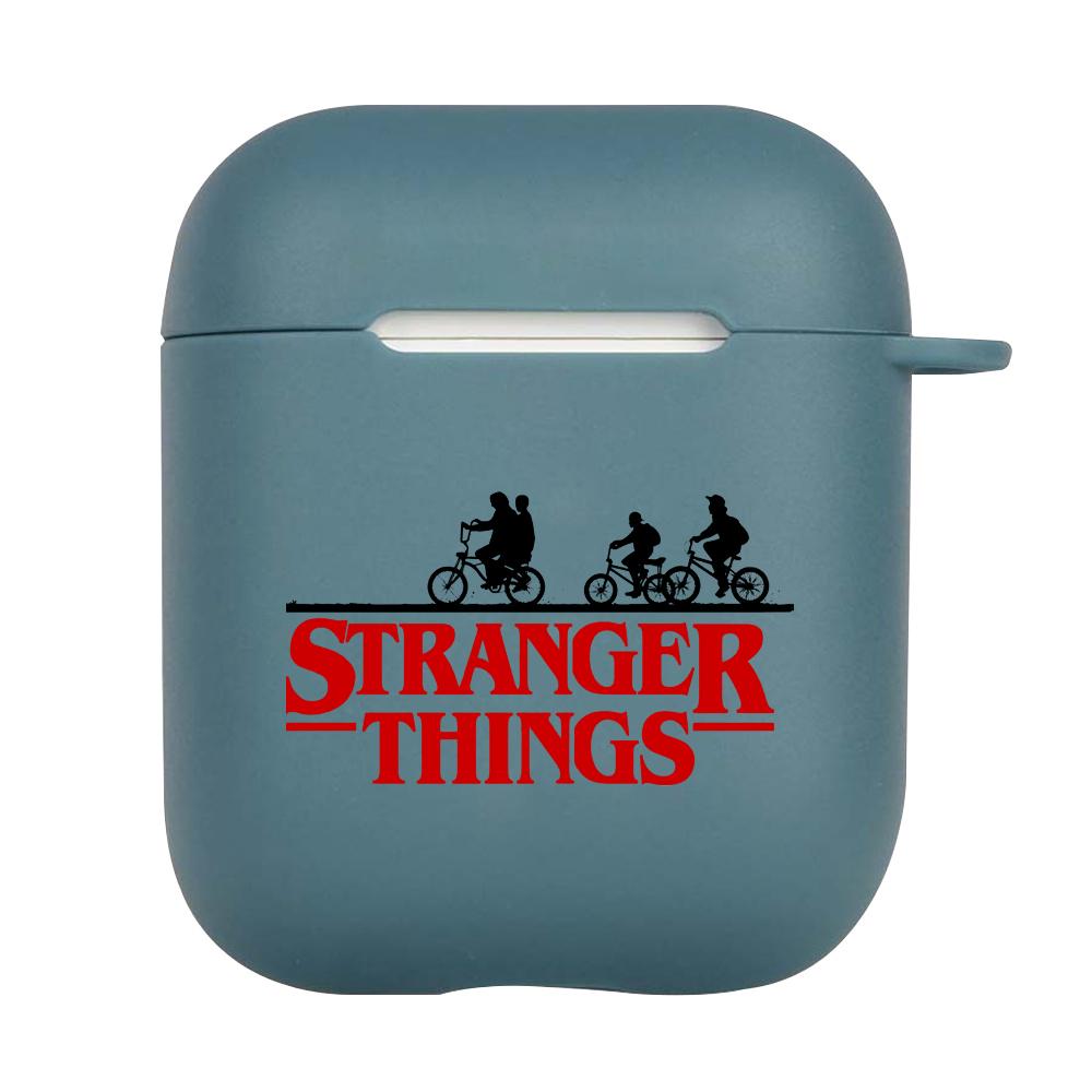 Buy Stranger Things Silicone Airpods Apple Bluetooth Earphone Case - Main Image