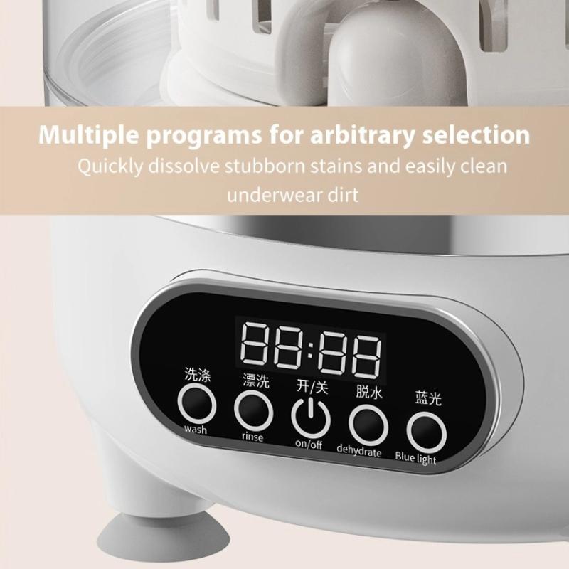 Rechargeable Washing Machine and Dehydrator, Mini Small Underwear and Socks Washing Machine, Wireless Portable Dehydrator Washing Machine