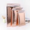 Rose Gold Plated Aluminum Foil Bubble Envelope: Shockproof Packaging for Clothing & Cosmetics
