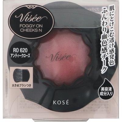 VICE RICHET Vise Riche Foggy On Cheeks N RO620 Antique Rose 5g Skin Makeup Vicerische Apply an Appropriate Amount To the Brush, Check the Amount